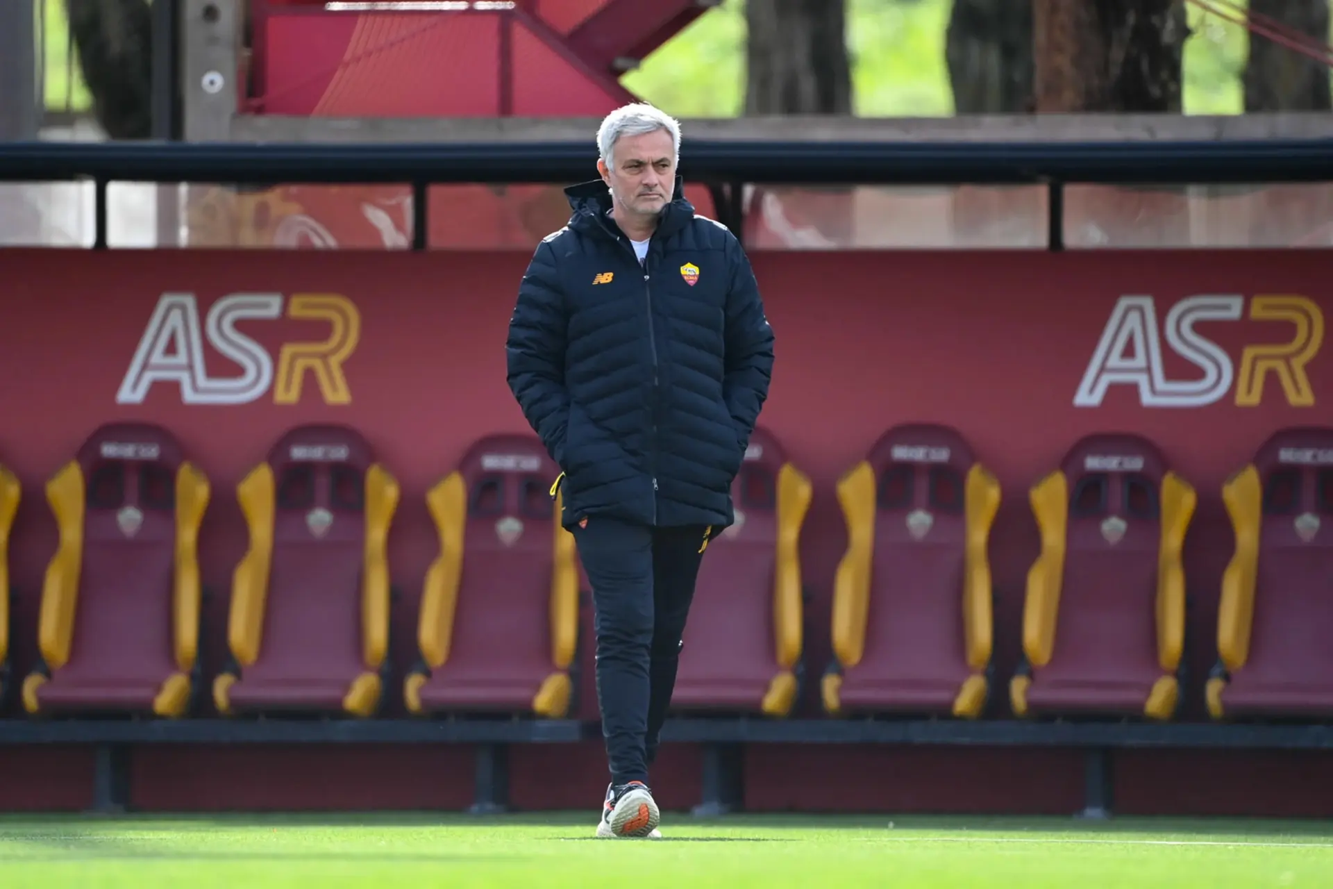 mourinho allenamento