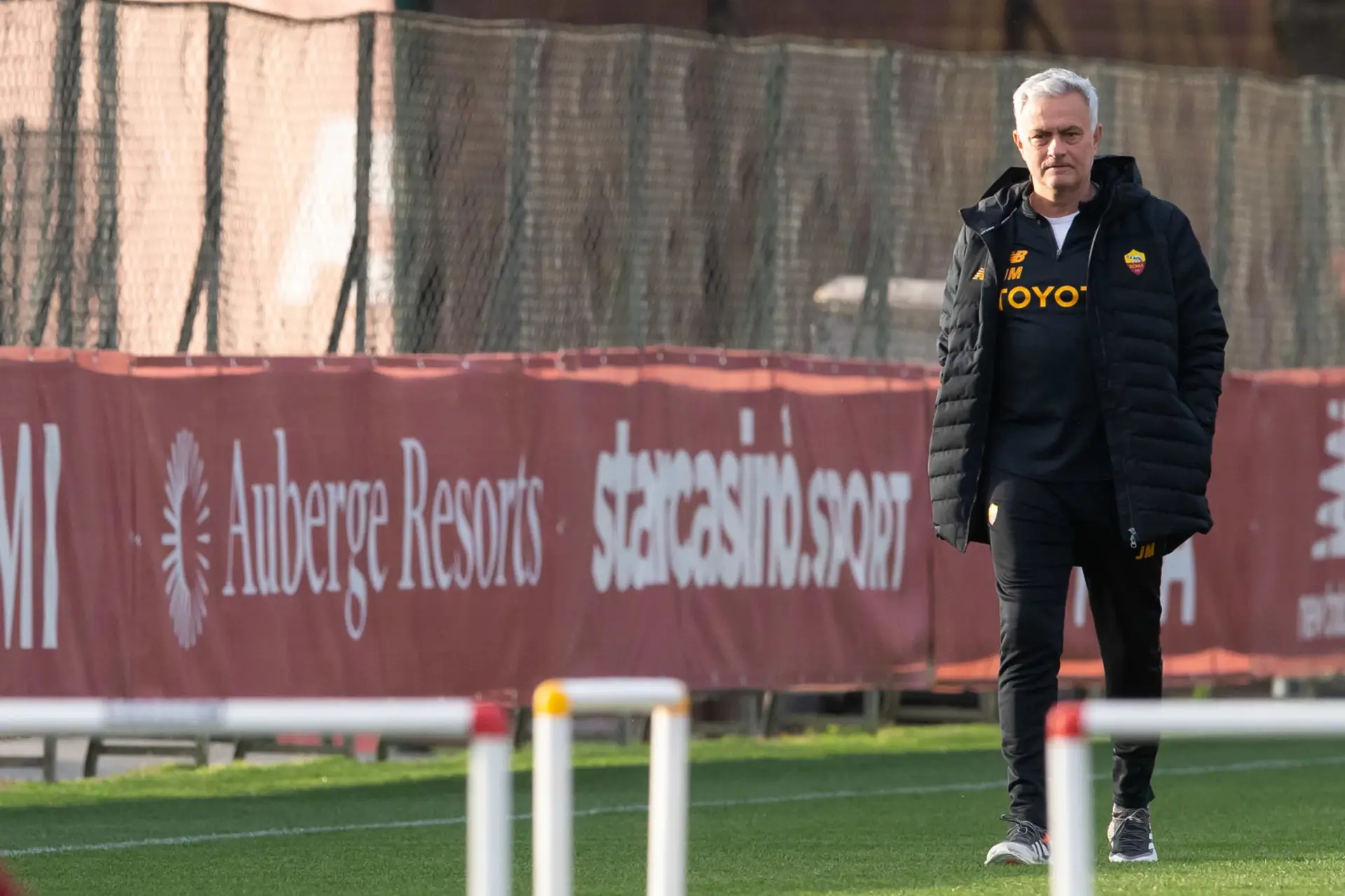 mourinho allenamento
