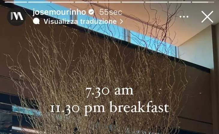 mourinho colazione giappone 1