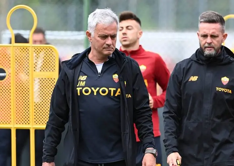 mourinho e rapetti trigoria