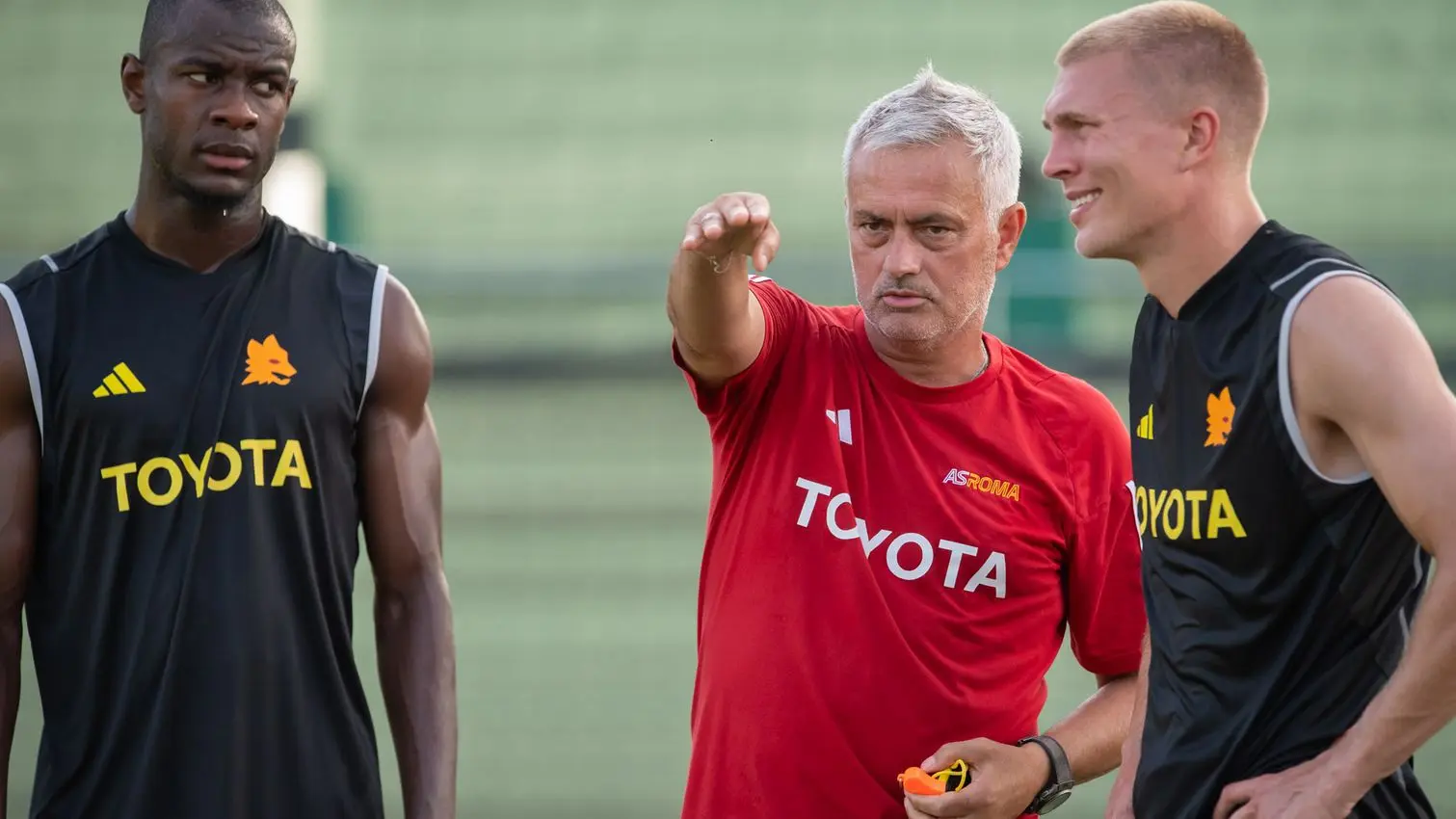 mourinho kristensen e ndicka trigoria