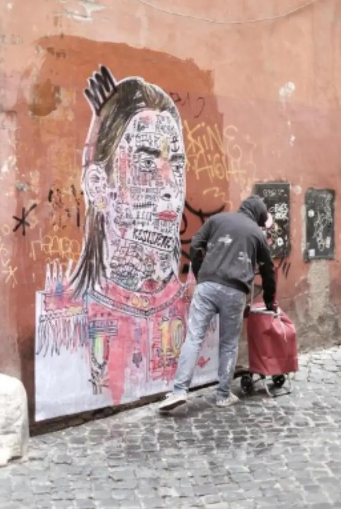 murales totti stikki peaches