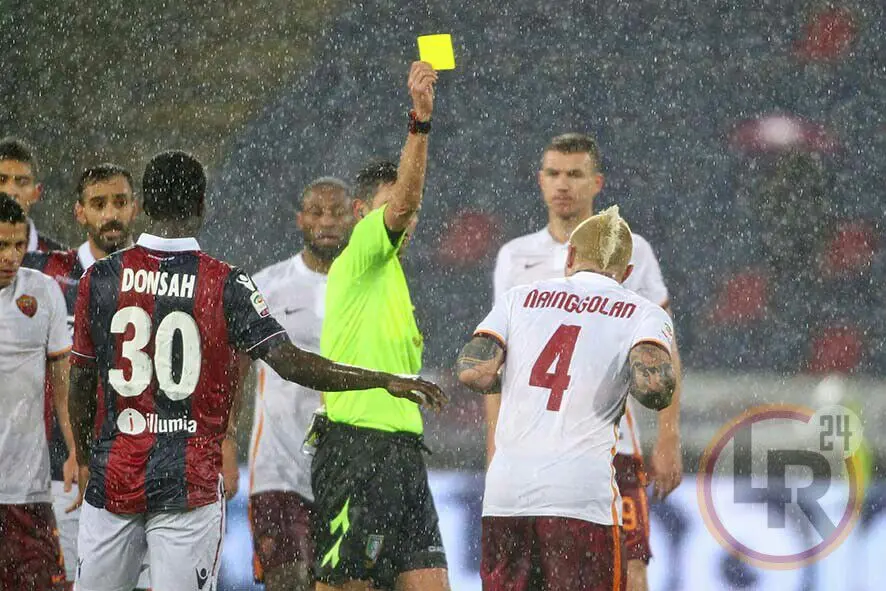 nainggolan ammonito rocchi foto gino bologna roma 211115