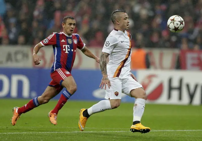 nainggolan azione bayern roma