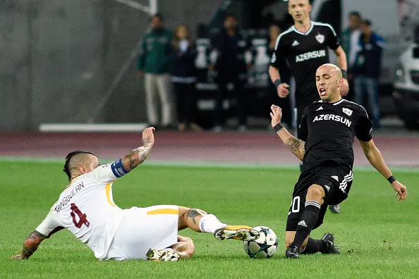 nainggolan azione qarabag roma