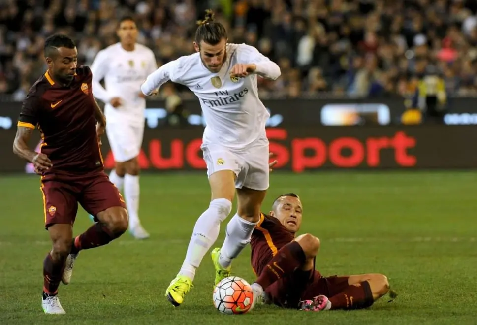 nainggolan cole bale azione roma real