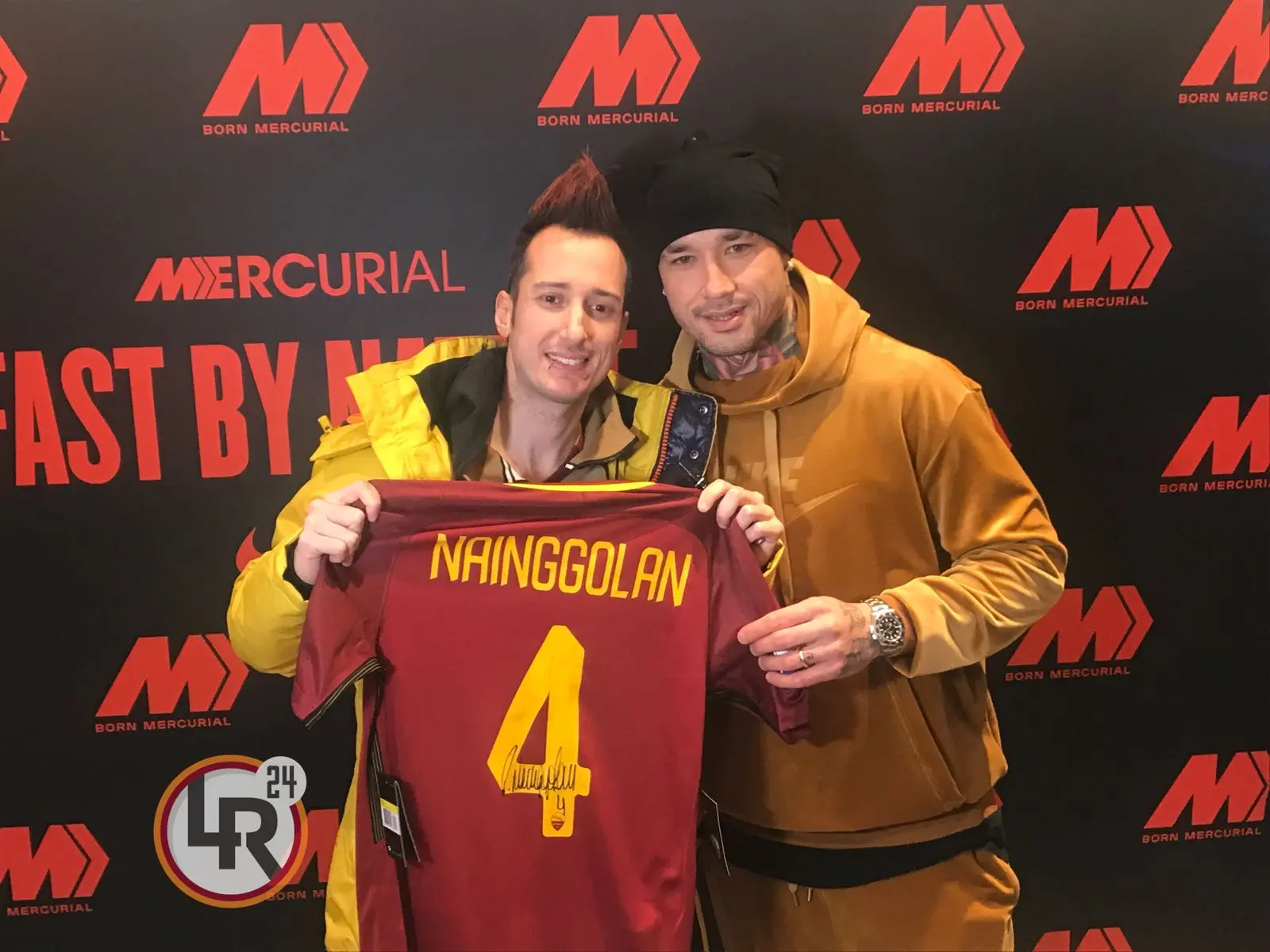 nainggolan con youtuber dexter