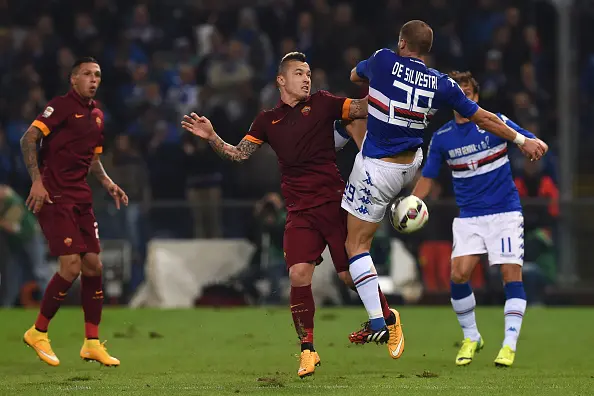 nainggolan de silvestri azione samp roma