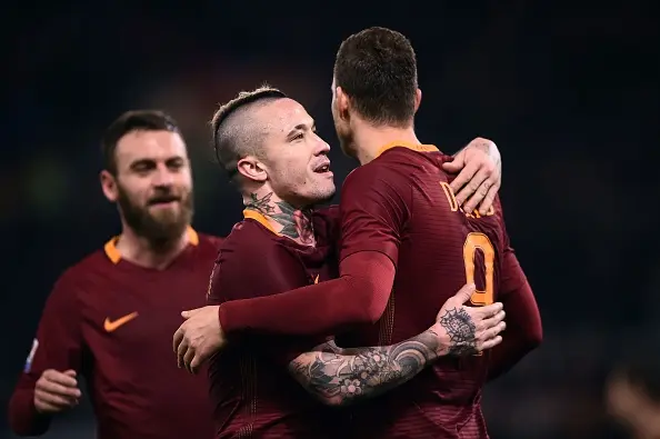 nainggolan dzeko de rossi 2