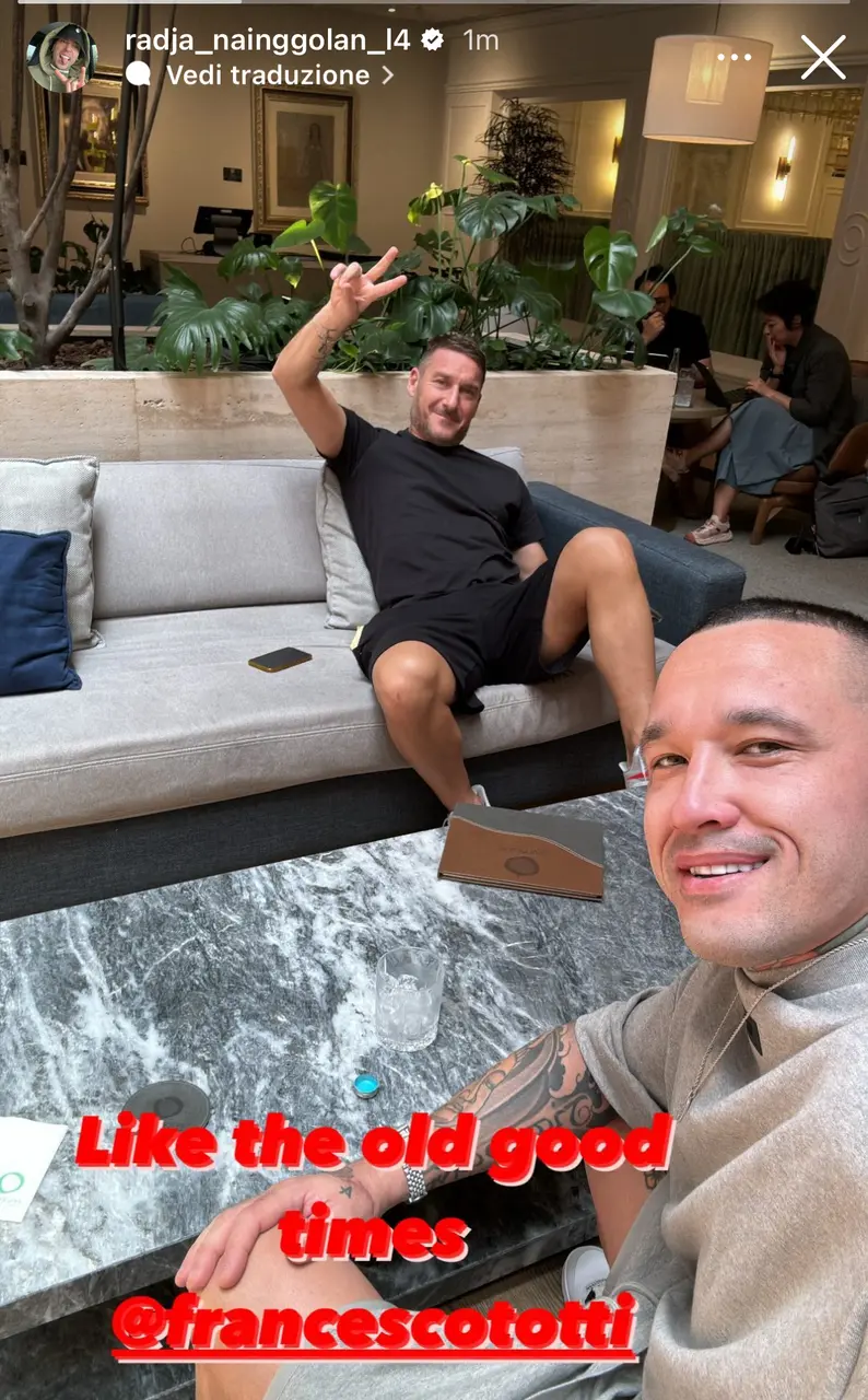 nainggolan e totti ig