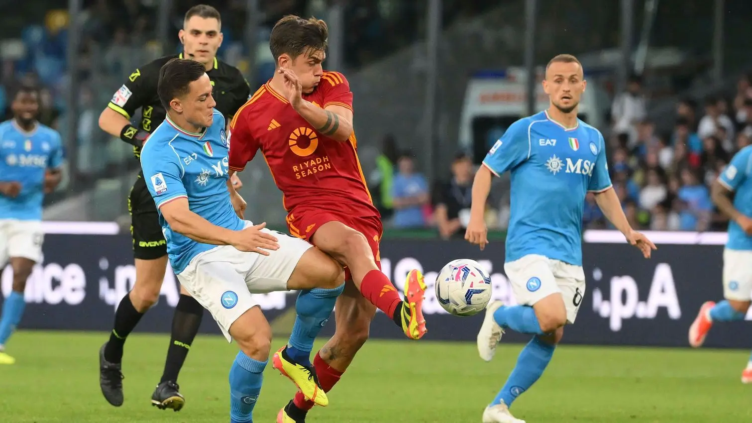 napoli roma dybala raspadori
