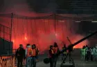 napoli roma fumogeni settore ospiti