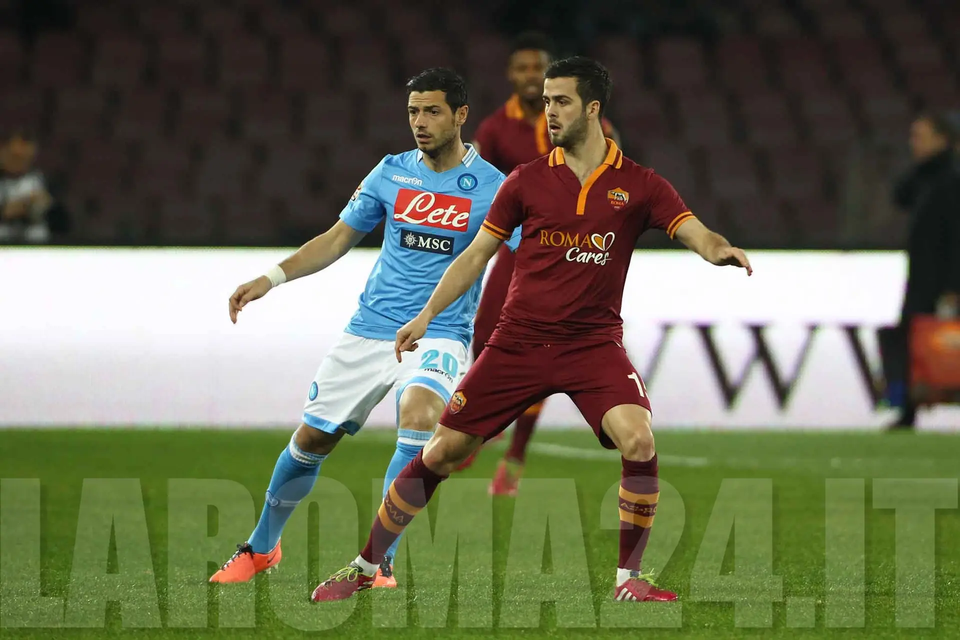 napoli roma pjanic dzemaili foto gino