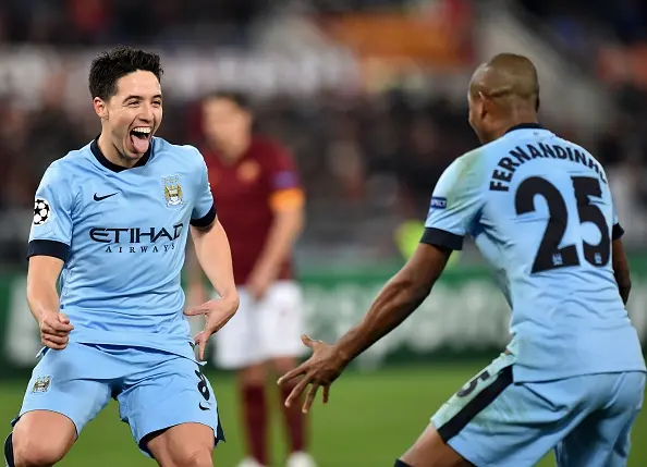 nasri fernandinho roma manchester city 101214