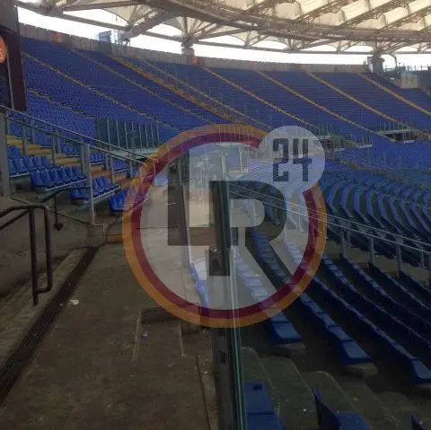 olimpico lavori curva sud 8