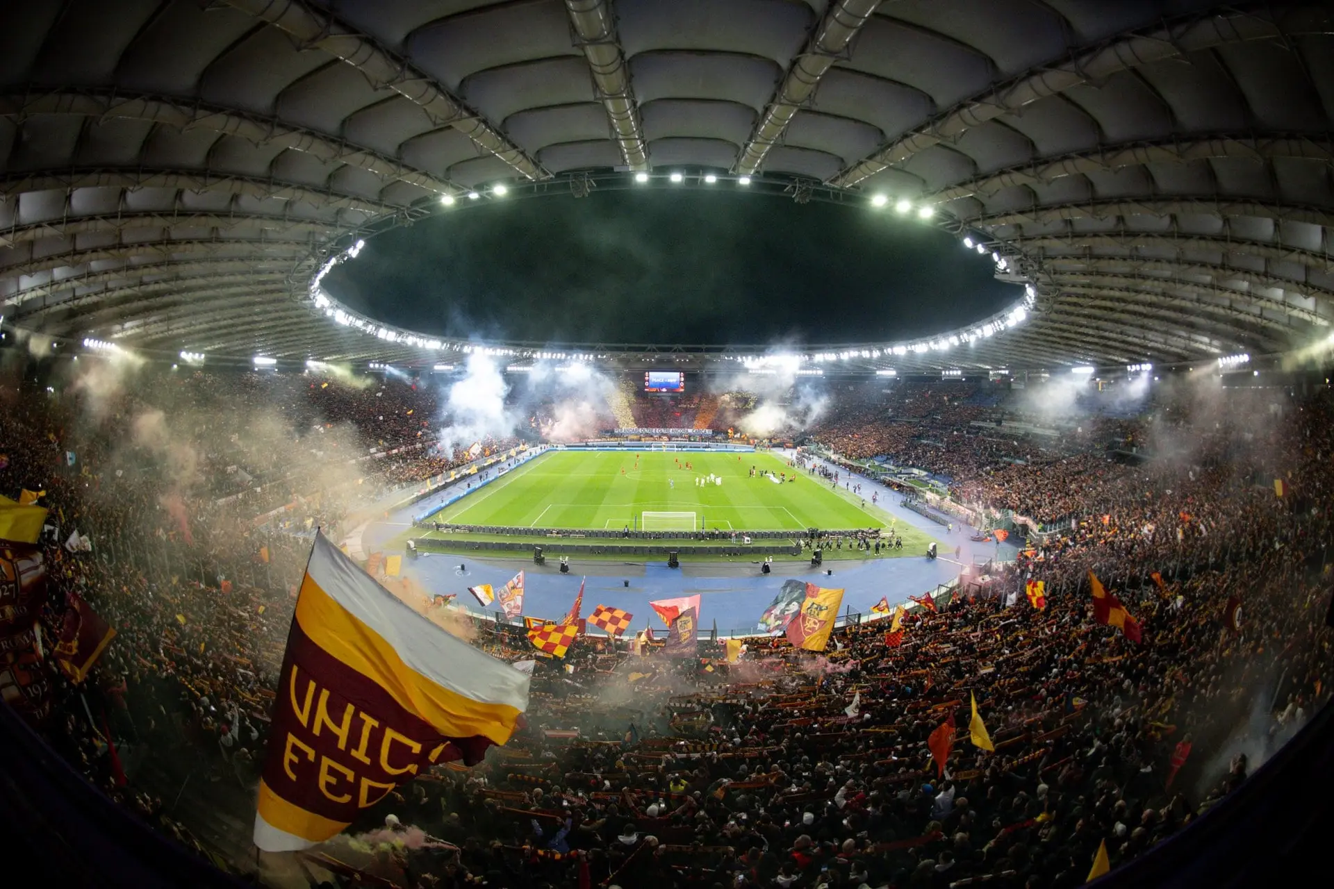olimpico roma feyenoord spettatori