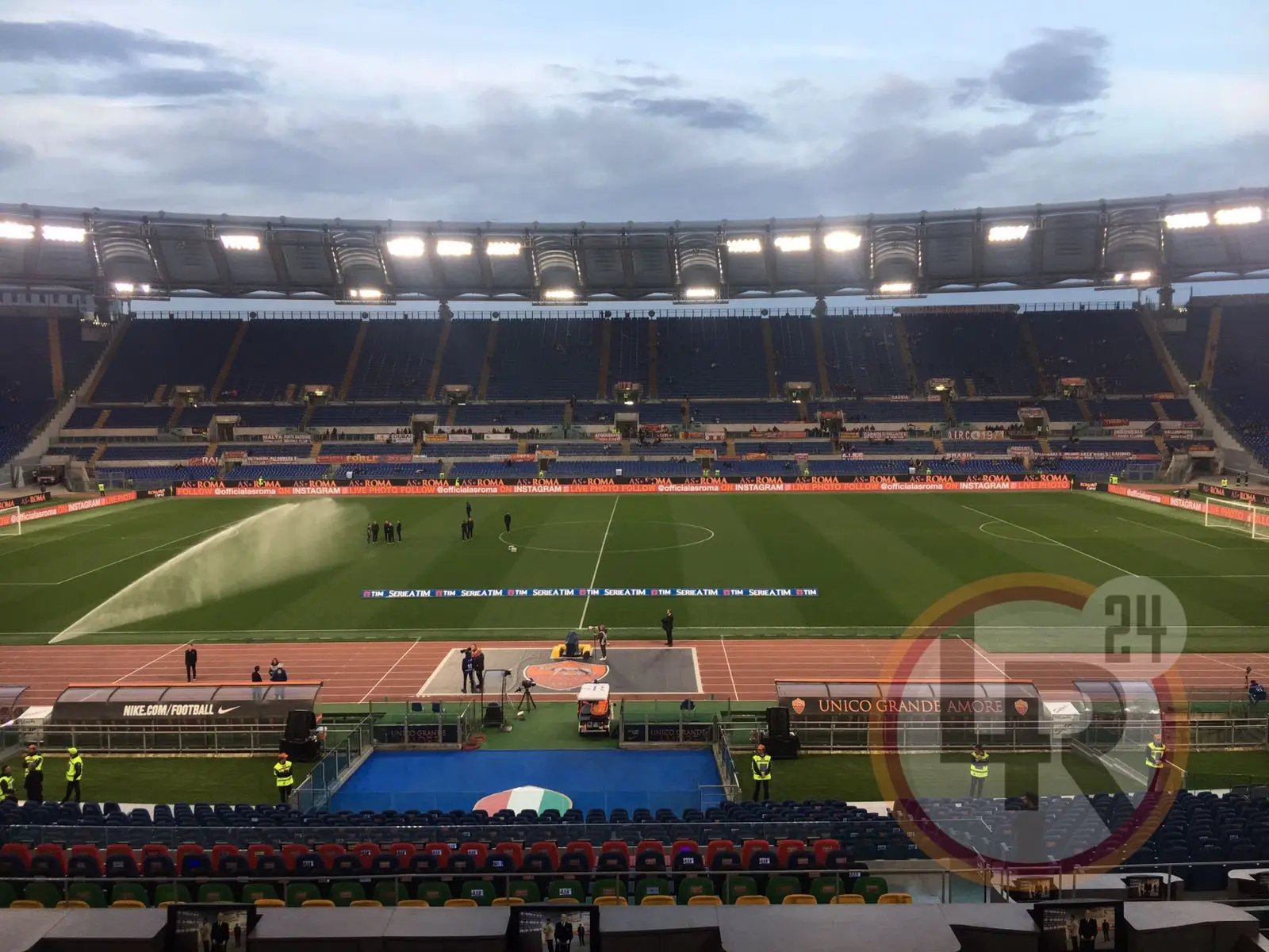 olimpico stadio irrigatori