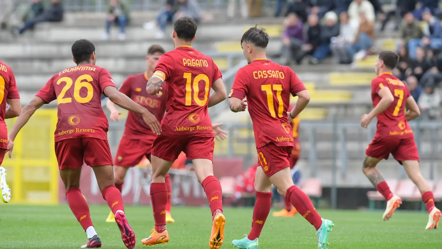 pagano e cassano roma cagliari primavera