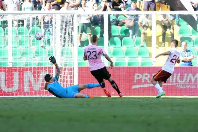 palermo roma florenzi gol 2