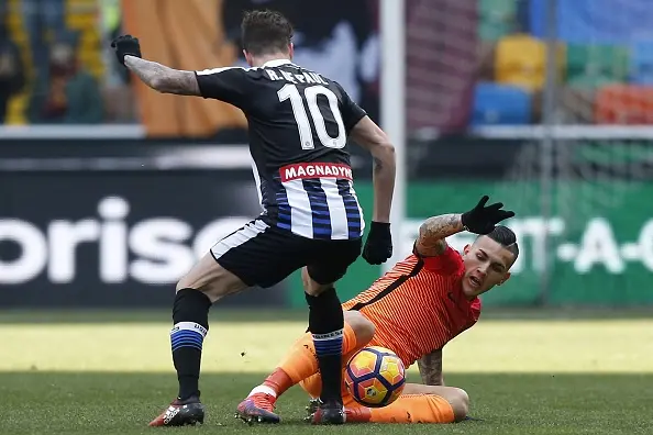 paredes de paul udinese roma