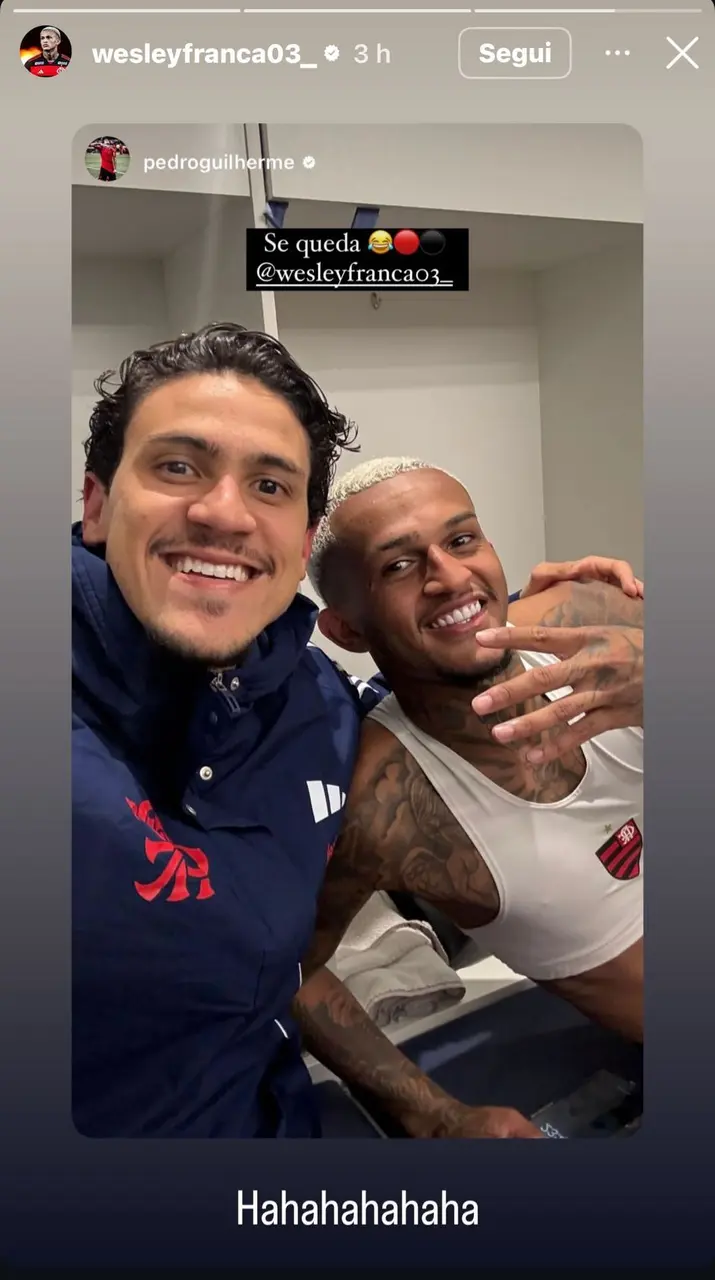 pedro wesley instagram