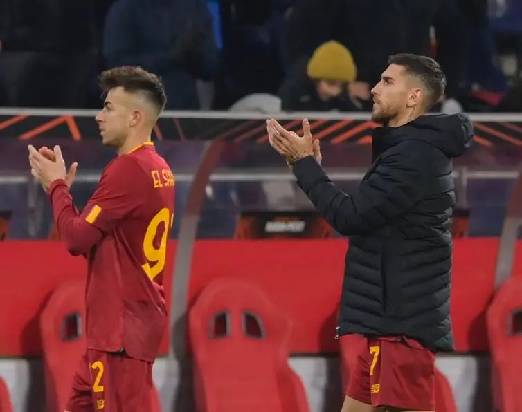 pellegrini ed el shaarawy salisburgo roma