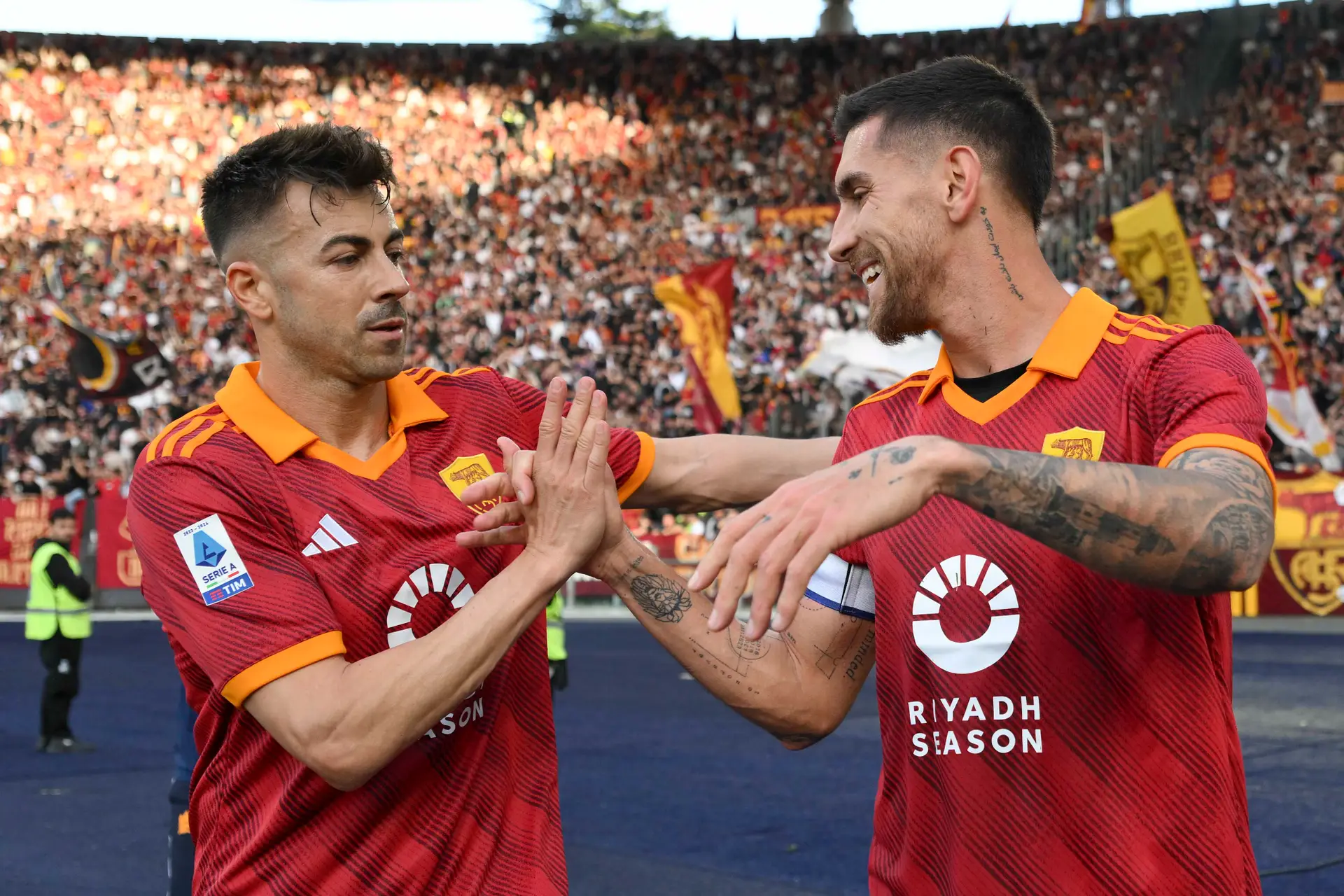 pellegrini el shaarawy curva derby