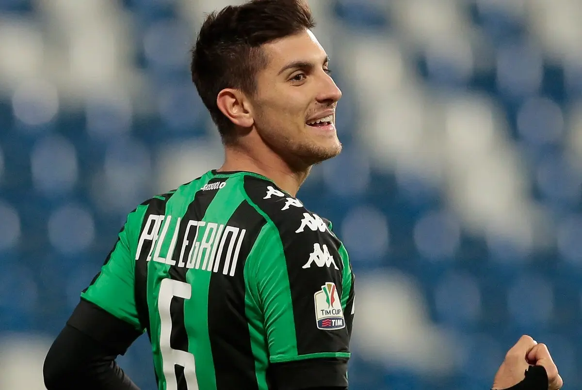 pellegrini esulta sassuolo 2017