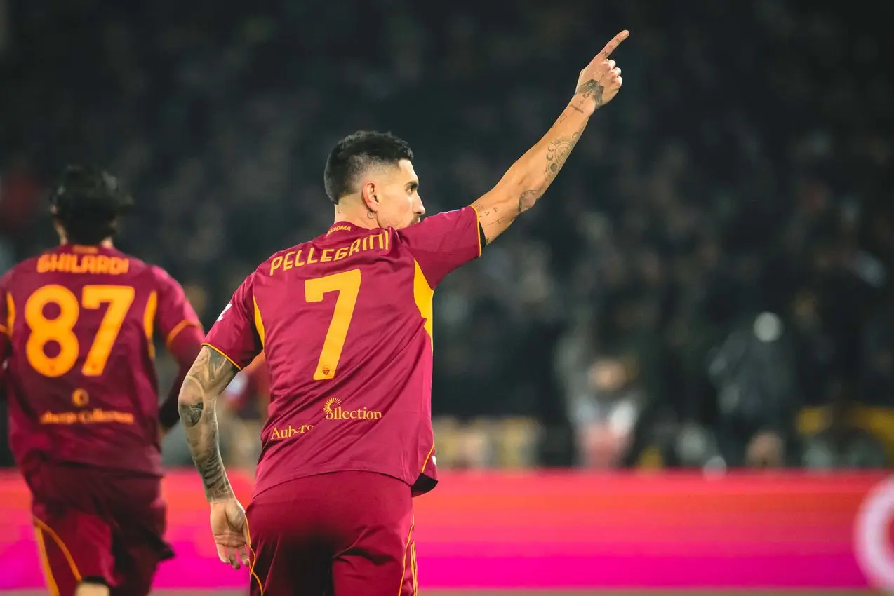 pellegrini esultanza 3 roma milan