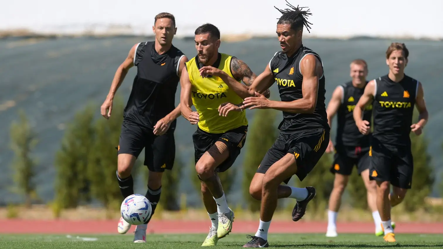 pellegrini smalling matic allenamento