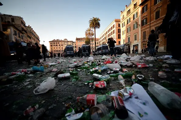 piazza di spagna roma feyenoord 19022015