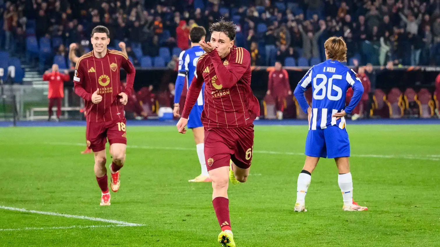 pisilli gol 2roma porto