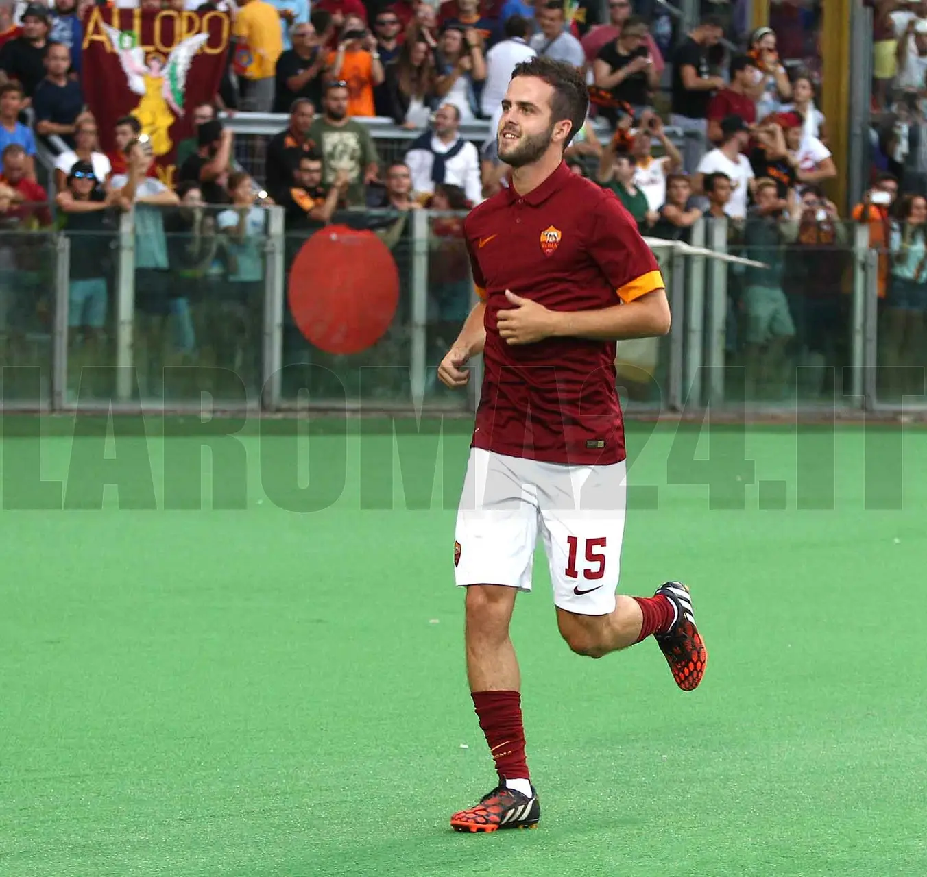 pjanic presentazione roma fenerbahce 190814 foto gino