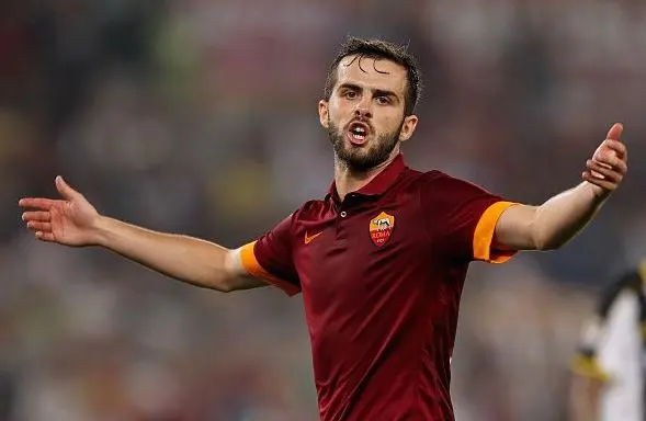 pjanic sbraccia si lamenta basta roma udinese 17052015