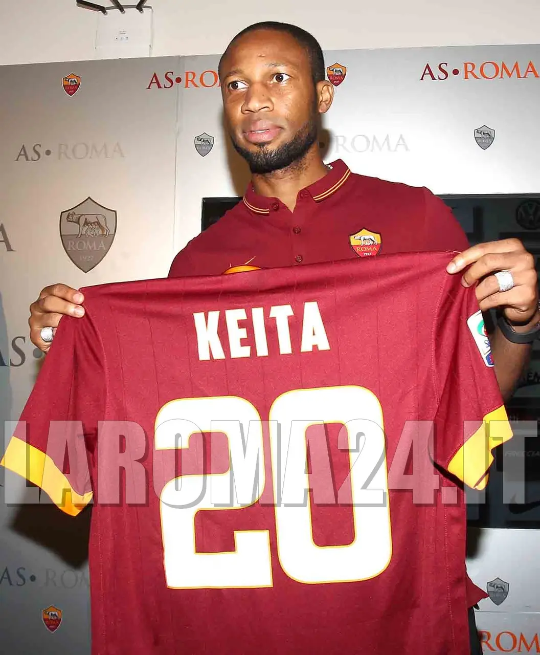 presentazione keita keita maglia roma 140714 mancini