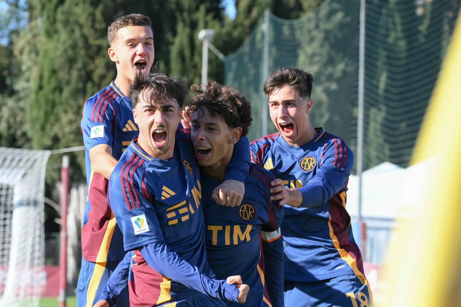 primavera roma genoa esultanza squadra 2