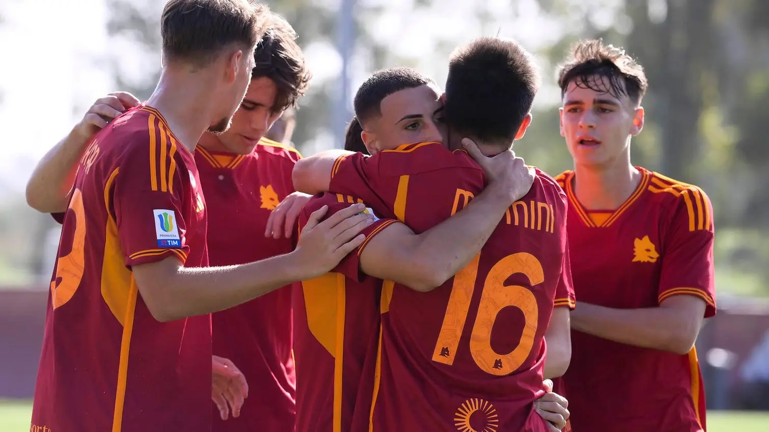 primavera roma juventus esultanza squadra