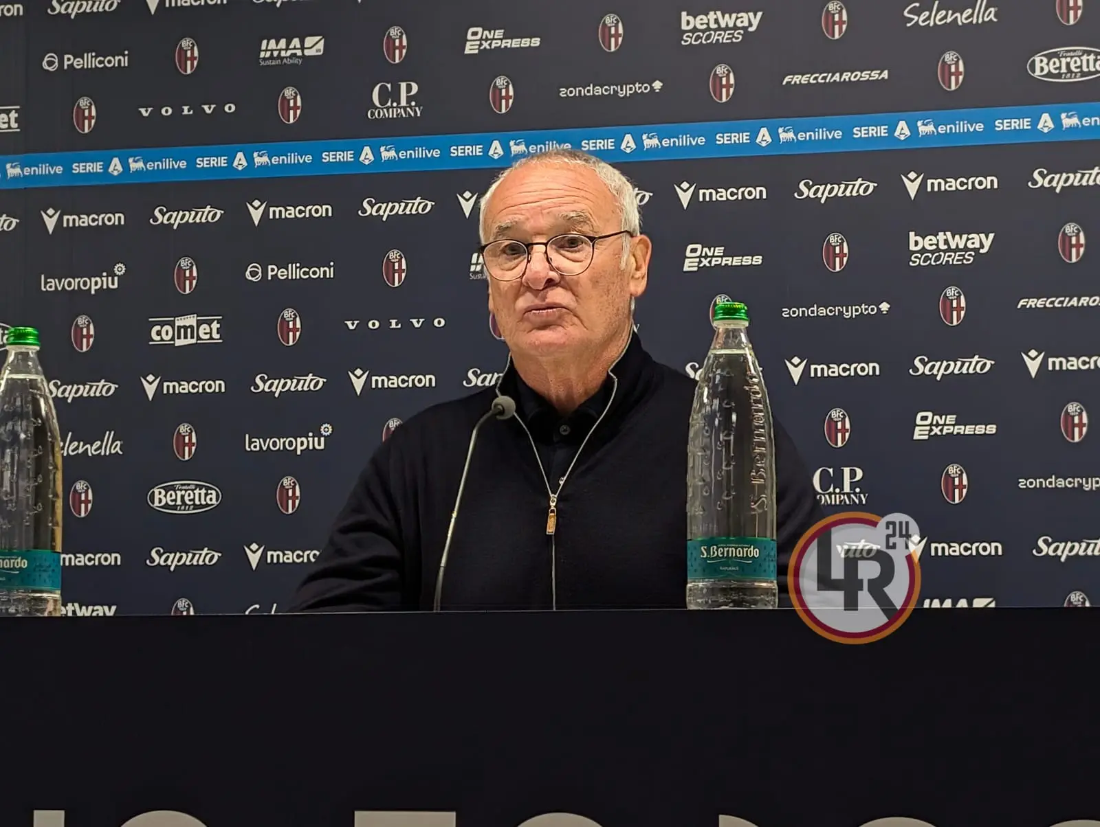 ranieri conf stampa bologna roma