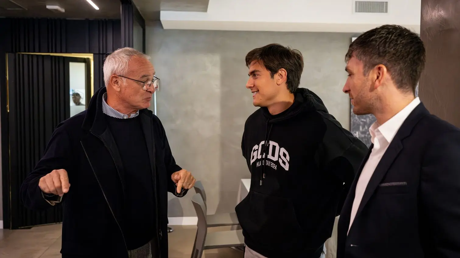 ranieri dybala e ghisolfi trigoria