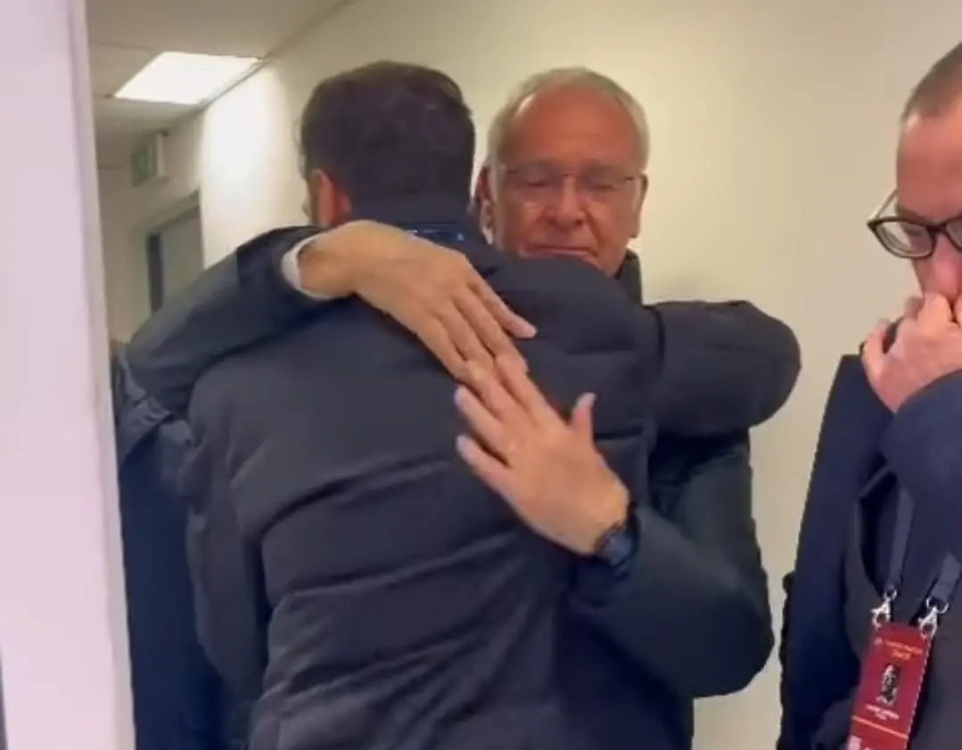 ranieri fabregas abbraccio