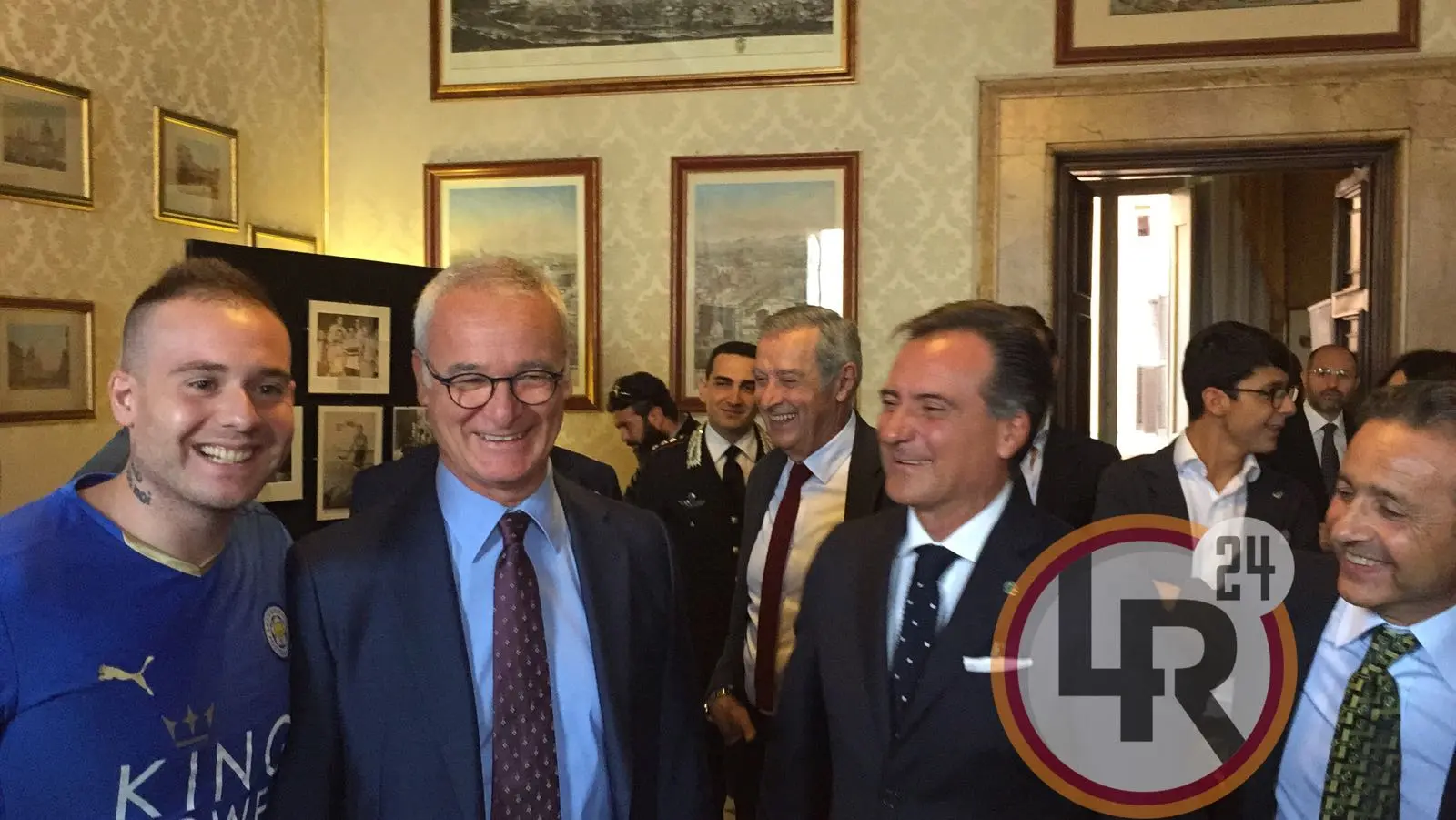ranieri ritira premio