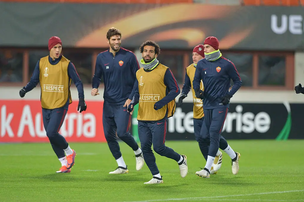 rifinitura pre austria vienna roma squadra corre