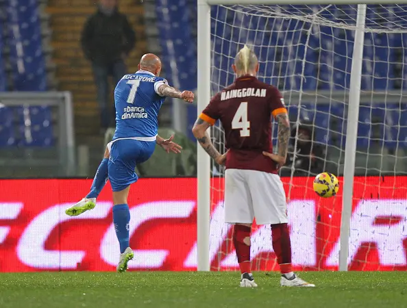 rigore maccarone roma empoli 31012015