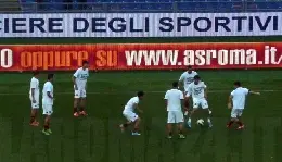 riscaldamento maglia contro razzismo roma napoli