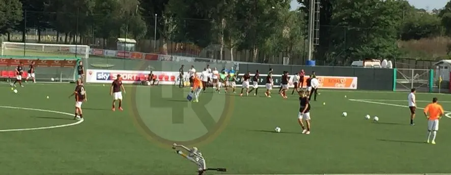 riscaldamento roma primavera youth league