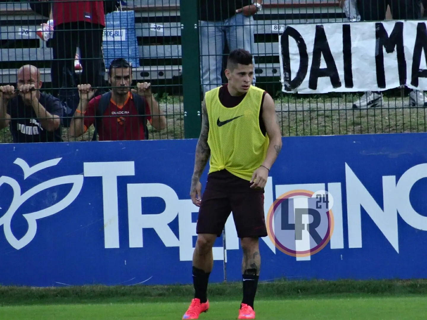 ritiro roma allenamento seconda seduta 10072015 iturbe