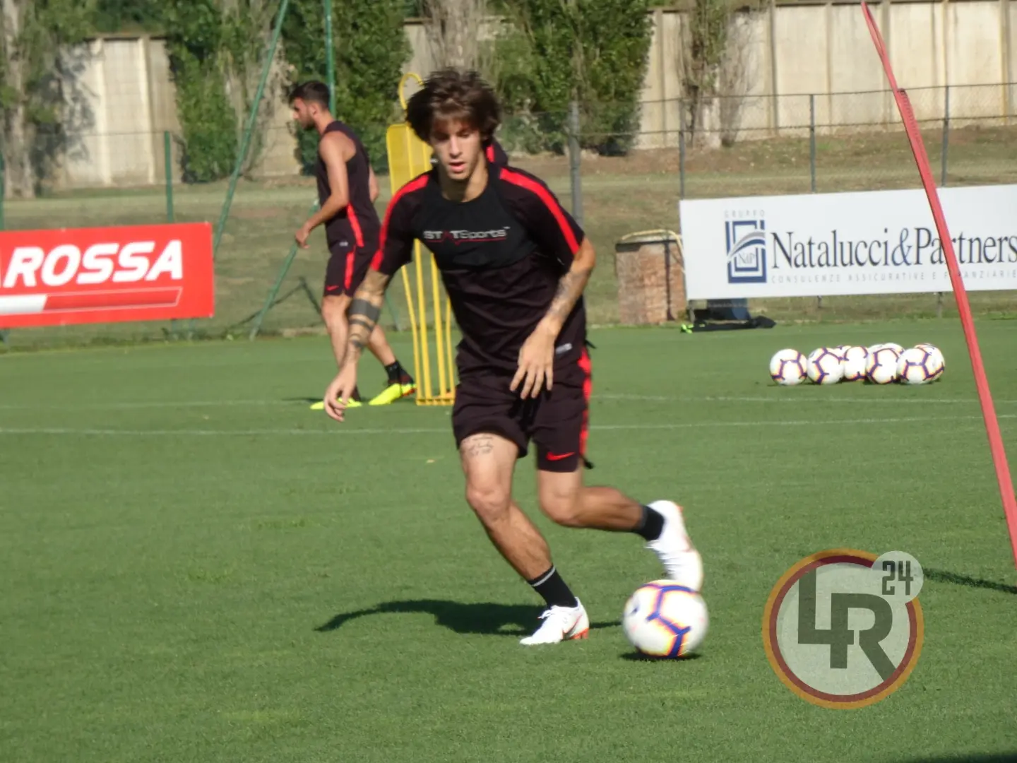 ritiro roma antonucci con pallone 09072018