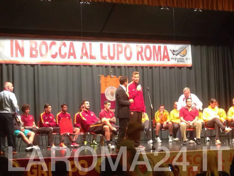ritiro roma festa utr 14082014