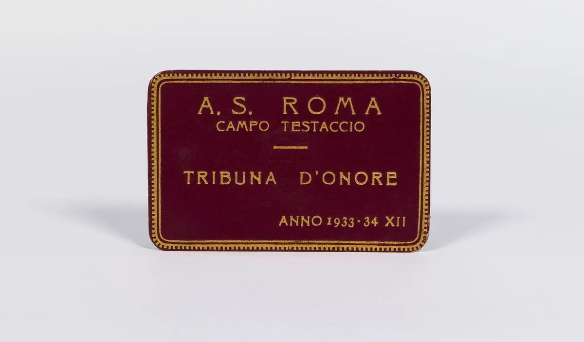 roma abbonamento campo testaccio 1933 34