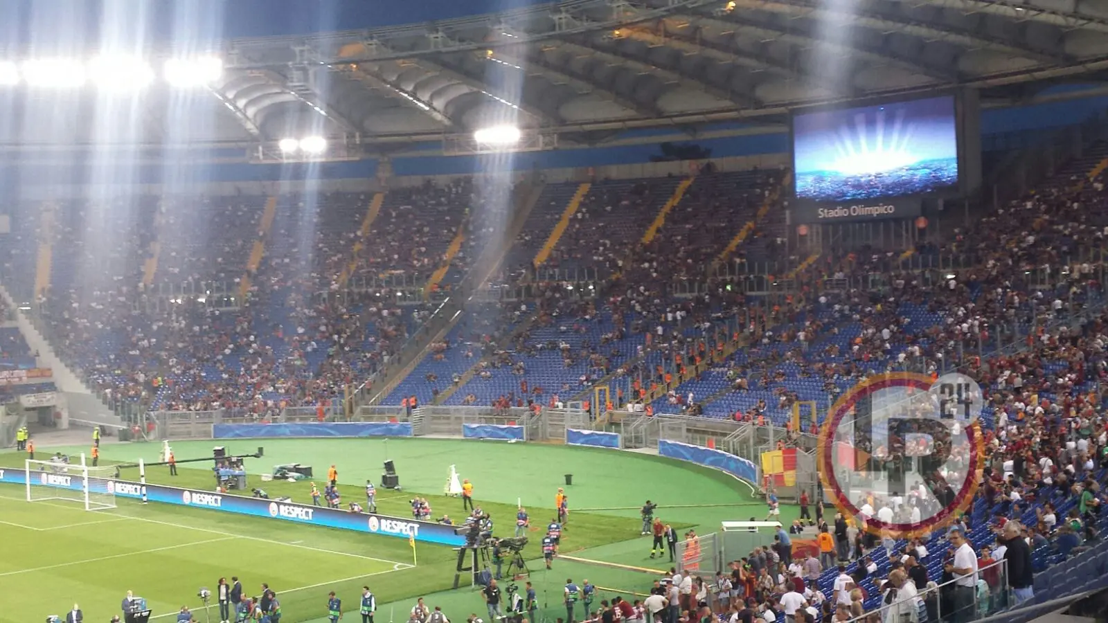roma barcellona curva sud si riempie lr24